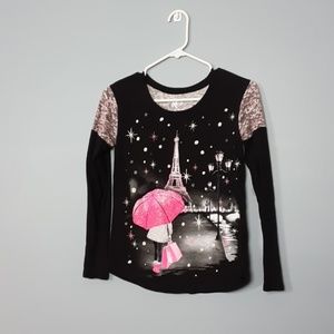 Justice Paris scene kids shirt